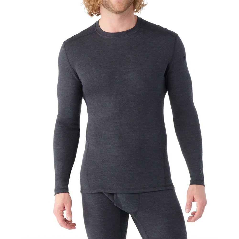 Smartwool Merino Wool Mens XXL Gray Thermal Long Sleeve Base Layer SW016349